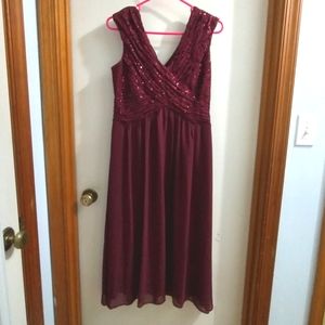 Fuscia formal dress